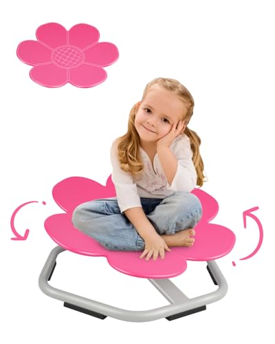 Kids Sensory Swivel Chair, Spin Chair for Kid Autism, Rose ...