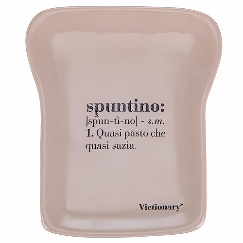 Piattino toast in ceramica, beige, Victionary