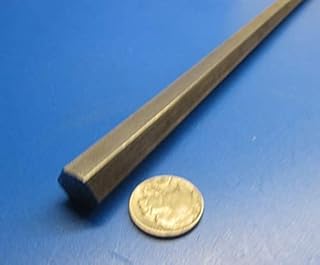 1018 Carbon Steel Hex Rod 13 mm Diameter x 3 Foot Length 1 Piece