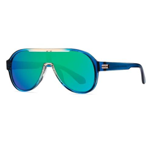 Lunettes de soleil miroir UV400 protection solaire homme femme été