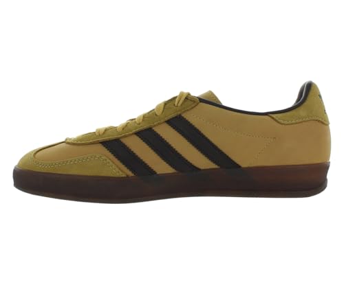 adidas Gazelle Indoor Mens Shoes Size 8, Color: Oat/Dark Brown-Brown4