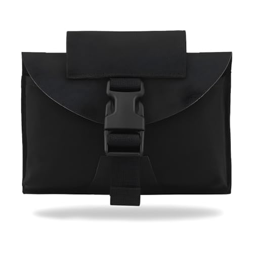 Kit Di Pronto Soccorso Tattico MOLLE Gen 2 A Sgancio Rapido - Nylon Ad Alta Resistenza, 18,5x15 Cm, 0,105 Kg For Giochi Tattici, Oggetti Scena Cinematografici, Attività Squadra(BLK)