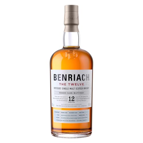 BENRIACH 12 Jahre - Single Malt Whisky - Inklusive Geschenkverpackung - Ein Mix aus...