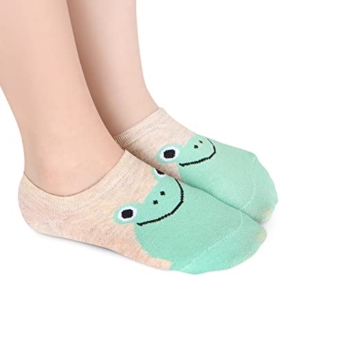 Image of Benefeet Sox Funny No Show Socks Womens Girls Fun Animals Novelty Low Cut Socks Cute Crazy Sock Non Slip Christmas Gifts