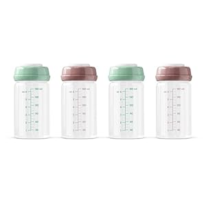 Ana Baby AB-SB100 Muttermilch Glasflaschen, 4 Stück