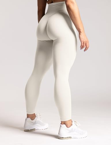 Olmlmt No Front Seam Workout Leggings for Women Tummy Control Butt Lifting Leggings Buttery Soft Gym Yoga Pants