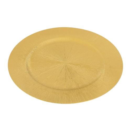 Platos decorativos redondos de plástico, 13 pulgadas, pack x 100 miniatura 5