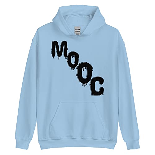 Sweat à capuche homme bleu clair en taille XXXXXL grand confort
