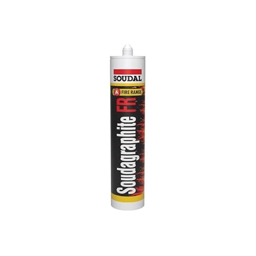 Soudagraphite FR - Mastic acrylique coupe-feu - Soudal - Cartouche de 310 ml