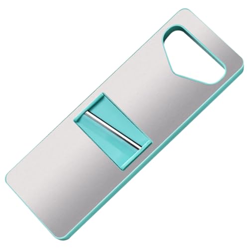 Abaodam 多機能キッチン野菜スライサー 家用人参おろし器 ハンドル付き手動グレーター 耐久性ステンレス製 便利な収納ボックス付き