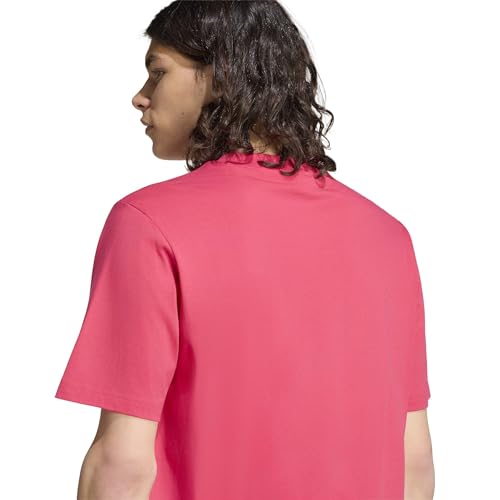 adidas Herren Essentials Linear Single Jersey Shirt, Power pink/Black, S – Ansicht 5