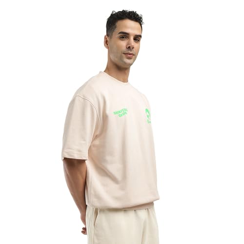 Image of Men's Solid Loose Fit T-shirt