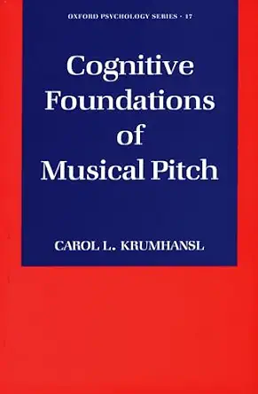 Cognitive Foundations of Musical Pitch Reprint Edition book cover