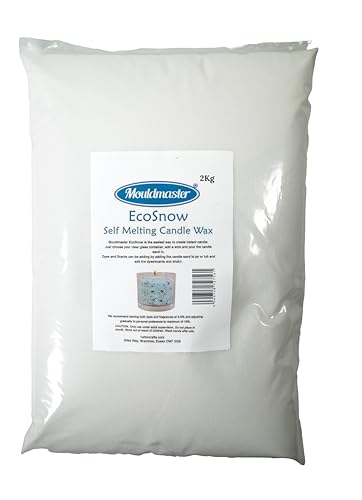 Cera autofusible Mouldmaster de textura granulada blanca para velas 2