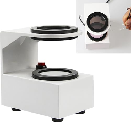 Glasses Testing Equipment, 30W Lens Stress Tester Machine, Adjustable Brightness, Even Light Without Astigmatism, for Glasses Optical Laboratory, Eyeglass Stores