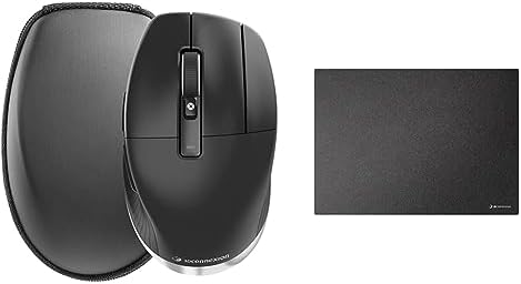 3Dconnexion CadMouse Pro Wireless , Matte Black & CadMouse Pad 