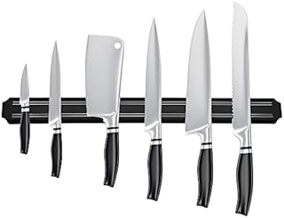 AIBAOBAO Magnetic Knife Holder, 20 Inch Magnetic Knife Rack Knives Strips, Hanging Knife Rests Stand, Knife Bar Block Magnet, Kitchen Utensil Holder for Wall Storage and Organizing Your Kitchen