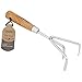 Price comparison product image Draper Heritage 99026 Stainless Steel Hand Cultivator with Ash Handle, Brown