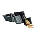 Cal-Mil 3498-8-65M Faux Slate Bowl, 3.75" Height, 8" Width, 8" Length, Melamine (Pack of 3)