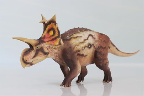 Xenoceratops modèle dinosaure 1:35 AMITD figurine orange avec boîte de collection