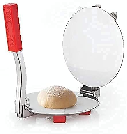 BloomiX Stainless Steel Puri Maker New Press Machine for Home and Kitchen for Making Papad khakhra poori roti and Many More Manual Hand Press with Handle (ROTI/PURI MAKER)-picture-10