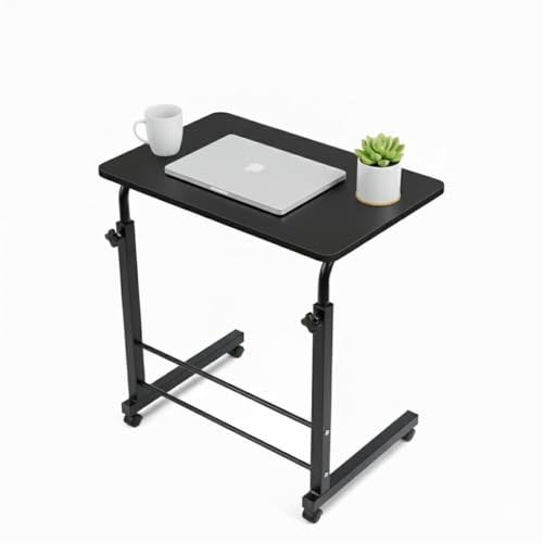 Image of Multi-Purpose Sofa Side Height-Adjustable Laptop Table with Docking for Tablet, Study Table, Portable, Ideal for Work from Home, DIY Table, Easy to Assemble kids&adults