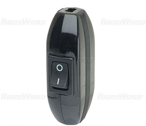 In-line Lamp Light Rocker Switch 6A / 250v 3-core Lighting Table Light Inline Small Appliance