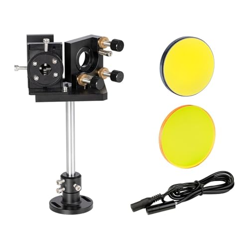 Beam Combiner Set 25mm Laser Beam Combiner +Mirror Mount + Laser Red Pointer for CO2 Laser Engraving Cutting Machine(Set A)