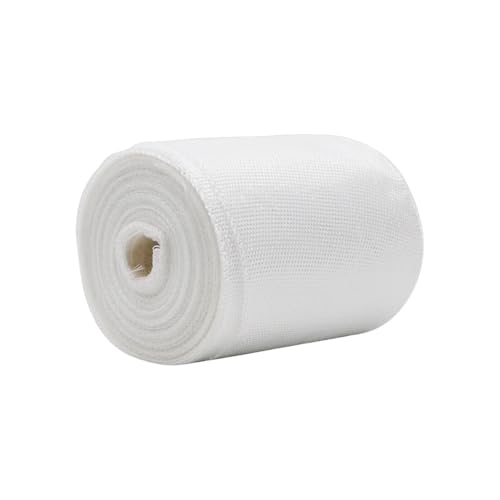 Image of 4-inch x 99-FT Non-Adhesive Plain Weave Fiberglass Cloth Tape - Roll for Joint Repair, Reinforcement, Resin Saturation, Heat Resistance, and Insulation