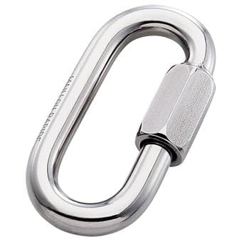 Steel Quick Link Std Stainless Plated - 8 mm.