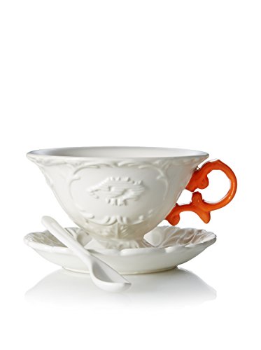 Set da Te' in Porcellana I-Wares con Manici col. - Arancio
