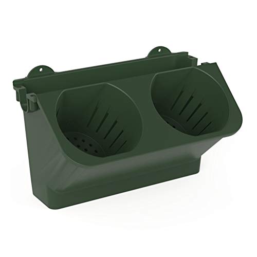 Kylewo Jardinera de Pared Vertical con riego automático, macetas Colgantes para balcón jardín terraza Patio y Patio Trasero jardín Vertical Verde Oliva