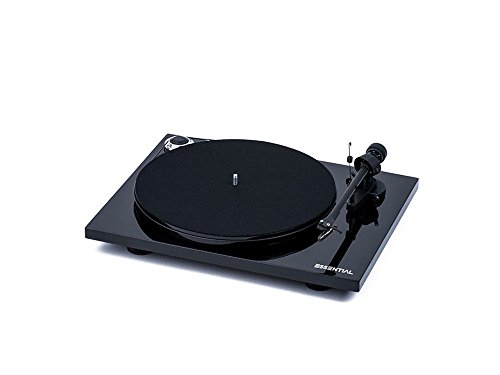 6 mejores tocadiscos 19 Pro-Ject Plattenspieler Essential III Schwarz Piano (OM 10)