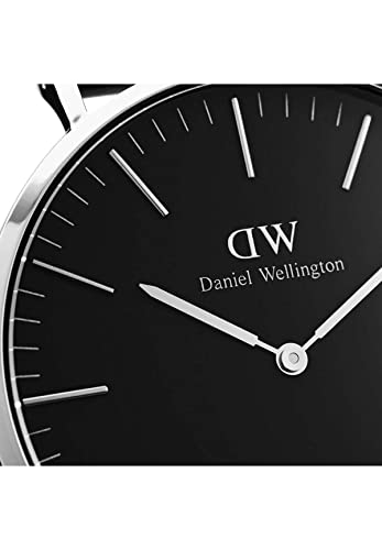 Daniel Wellington Classic Sheffield Watch, Italian Black Leather Band - Image 2