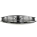 SKYYO Front Bumper Grill Grille For Compatible with Infiniti G25 2011 2012 G37 2010-2013 4 Door Sedan (Glossy Black, For Infiniti G37/G25 4 Door Sedan)