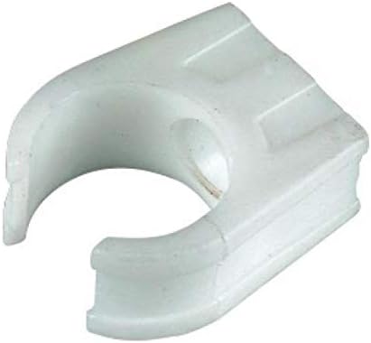 FLOPLAST Overflow Pipe Clip 21.5mm White - Bag of 5, Pipe Size - 21.5mm
