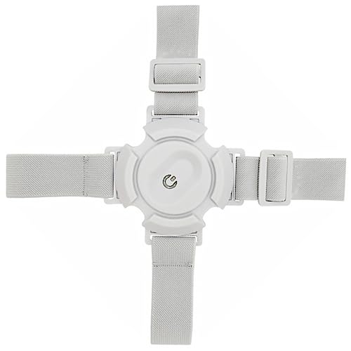 NOLITOY Posture Straps for Men Mens Girdle Sitting Position Hump Kickstand Intelligent Sensor Vibration Reminder Posture Correct Belt Position Rectifier White Abs