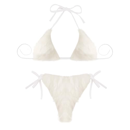 Bikini brillant femme pour un bronzage sans traces avec string échancré