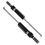 Healifty Brake Pad Thickness Gauge and Brake Lining Scale 2pcs Automotive Internal Pad Measuring Tool for Car Detection and Testing