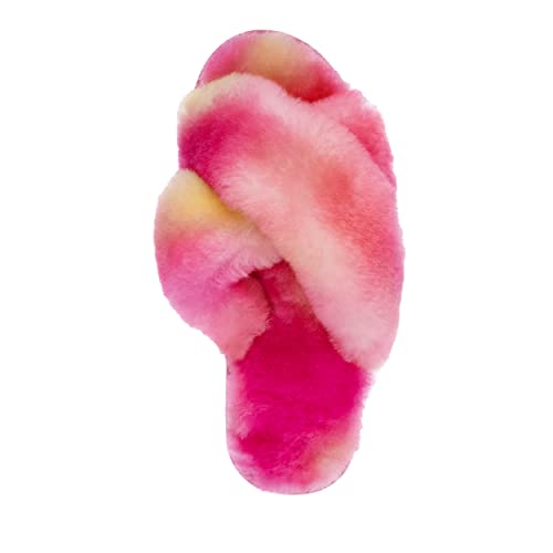Emu Australia Mayberry Tie Dye Womens Slippers Sheepskin Slipper Size 8 #TOP5