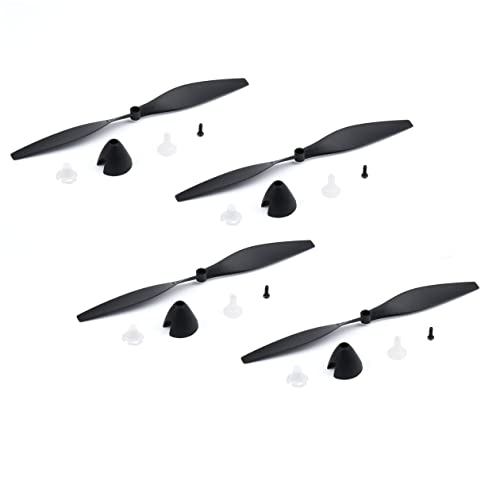 Youngrc Rc Spare Propellers With Propeller Savers And Adapters Rc Airplane Propellers For Tr-C385 4 Channel Tr-C285G Rc Airplane(4Pcs) #TOP3