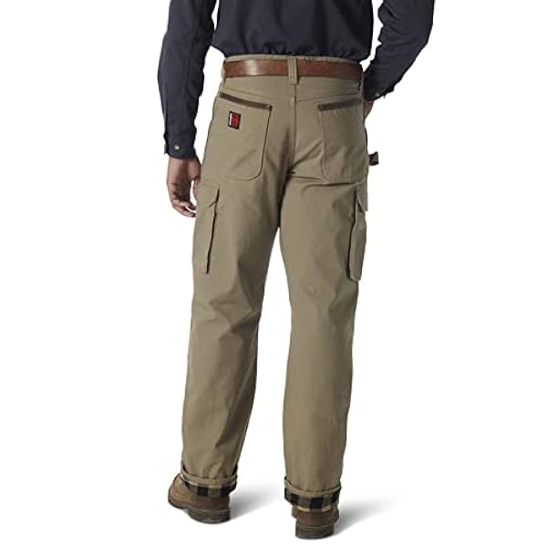 Wrangler Riggs Workwear Flannel Lined Ripstop Ranger Pant Pantaloni da Lavoro Uomo