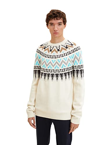 Pull d'hiver homme Tom Tailor Denim confectionné en maille premium robuste et douce