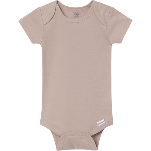 Image of Gerber Baby Girls' 8-pack Short Sleeve Onesies Bodysuits