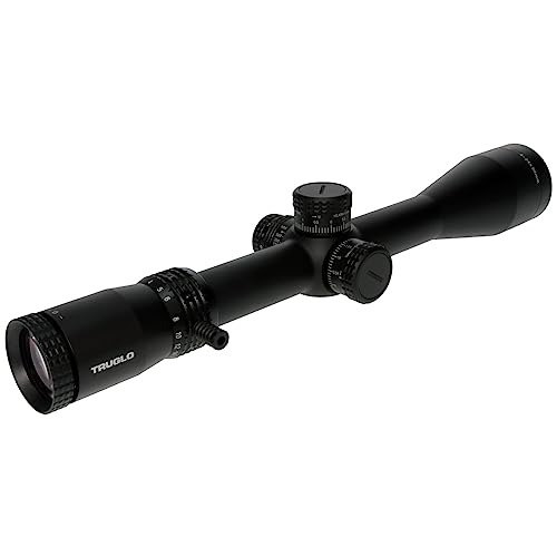 Image of TRUGLO TX6 FFP Tactical Hunting Shooting Durable Waterproof Fogproof Shock Resistant One-Piece 30mm Aluminum Tube Illuminated MRAD Mil-Dot Reticle Riflescope | 3 inch Sunshade Included