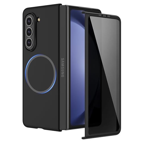 Ruky Magnetic Case for Z Fold 5, with Privacy Screen Protector, Z Fold 5 Case [Compatible with...
