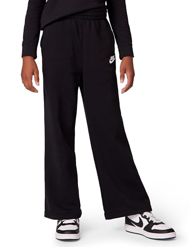 Image of Nike Girls' Sportswear Club Fleece Wide-Leg Pants