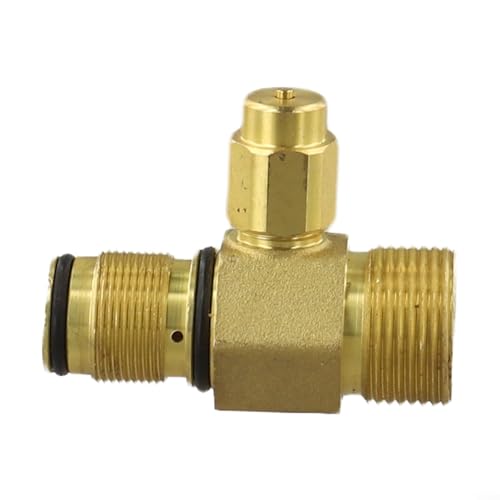 Conjunto de válvula de refuerzo de montaje de salida para lavadora a presión DXPW3025 compatible con números de pieza 5140186-12 y 5140117-20