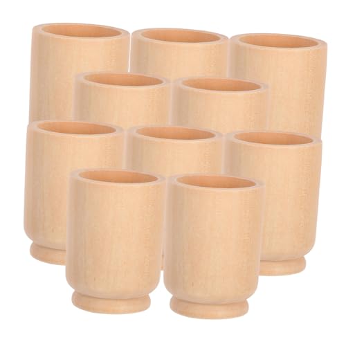 OFFSCH 10Pcs Egg Display Stand Egg Cups for Home Decor Egg Shaped Cup Holder for Party and Activities