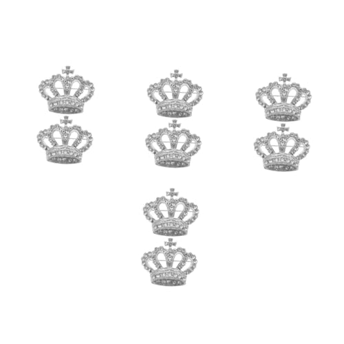 Rhinestone brooch pin alloy silver et broches couronnes en zircon pour customiser les vêtements